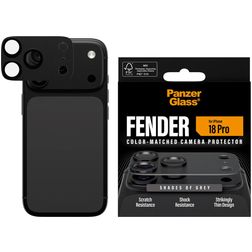 PanzerGlass FENDER iPhone 18 Pro Aluminium Protection caméra - Compatible coque - Gris