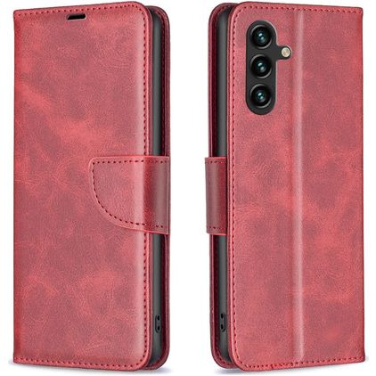 Mobigear Excellent Housse Samsung Galaxy A56 Etui Porte-Monnaie - Rouge
