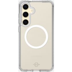ITSKINS Level 2 HybridMagClear R Coque Transparente Samsung Galaxy S24 FE MagSafe Coque arrière Rigide Anti-Chocs - Transparent