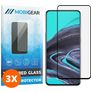 Mobigear Premium OPPO Reno Z Verre trempé Protection d'écran - Compatible Coque - Noir (Lot de 3)
