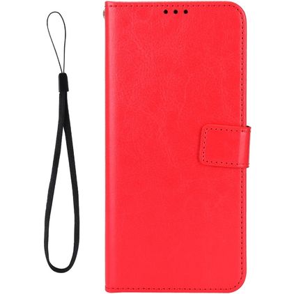Mobigear Wallet Housse TCL 30 Plus Etui Porte-Monnaie - Rouge