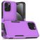 Mobigear Heavy Armor Coque iPhone 16 Pro Max Coque arrière Rigide Anti-Chocs - Violet