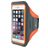 Mobiparts Comfort Fit Brassard Téléphone iPhone SE (2020) Brassard Coque de Sport en Neoprène - Neon Orange