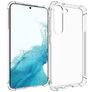 Mobigear Cushion Coque Transparente Samsung Galaxy S23 Coque arrière en TPU Souple Anti-Chocs - Transparent