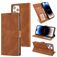 Mobigear Wallet Housse iPhone 14 Pro Etui Porte-Monnaie - Marron