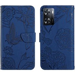 Mobigear Butterfly Housse Realme Narzo 50 5G Etui Porte-Monnaie - Bleu