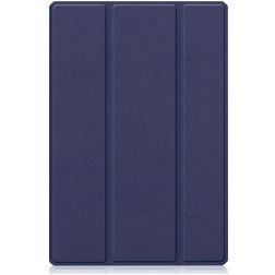 Mobigear Tri-Fold Gel Samsung Galaxy Tab A8 10.5 (2021) TPU / Similicuir Étui - Bleu foncé