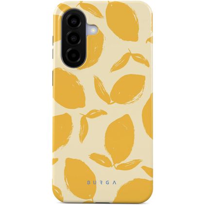 Burga Tough Coque Samsung Galaxy A37 Coque arrière Rigide Anti-Chocs - Lemon Tart