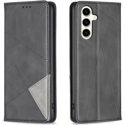 Mobigear Rhombus Slim Samsung Galaxy S24 FE Étui - Noir