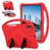 Mobigear AeroArmor Coque Samsung Galaxy Tab S11 Ultra Coque arrière en EVA + Porte-crayon + Support Amovible - Rouge