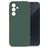 Mobilize Rubber Gelly Coque Samsung Galaxy A35 Coque arrière en TPU Souple - Matt Green