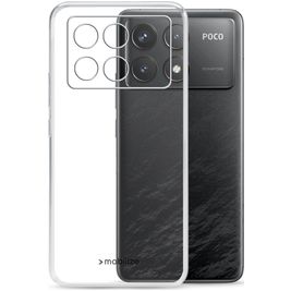 Mobilize Gelly Coque POCO F6 Pro Coque arrière en TPU Souple - Noir
