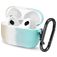 Mobigear Colors Coque Apple AirPods 3 Coque en Silicone Souple - Blanc / Vert