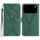 Mobigear Stitch Housse iPhone 17 Pro Etui Porte-Monnaie - Vert