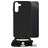 Mobilize Lanyard Gelly Samsung Galaxy A14 Coque avec cordon en TPU Souple - Noir