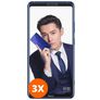 Mobigear HONOR Note 10 Verre trempé Protection d'écran - Compatible Coque (Lot de 3)