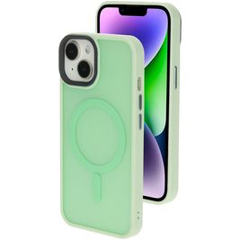 Mobiparts Hardcover Coque iPhone 14 Plus MagSafe Coque arrière Rigide - Vert