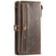 Caseme 01 Housse iPhone 6s Etui avec Coque Détachable Porte-Monnaie - Marron