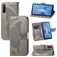 Mobigear Butterfly Housse Sony Xperia 10 III Etui Porte-Monnaie - Gris