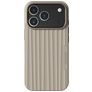 Nudient Bold Coque iPhone 17 Pro MagSafe Coque arrière Rigide - Linen Beige