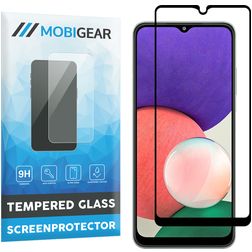 Mobigear Premium Samsung Galaxy A22 5G Verre trempé Protection d'écran - Compatible Coque - Noir