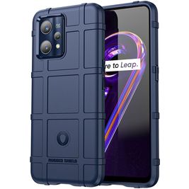 Mobigear Rugged Shield Coque Realme 9 Pro Plus Coque arrière en TPU Souple Anti-Chocs - Bleu