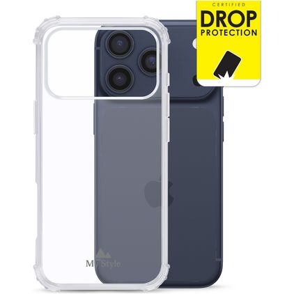 My Style Protective Flex Coque Transparente iPhone 17 Pro Coque arrière en TPU Souple Anti-Chocs - Transparent