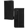 Mobilize Wallet Housse Samsung Galaxy S23 Etui en Cuir Véritable Porte-Monnaie - Noir