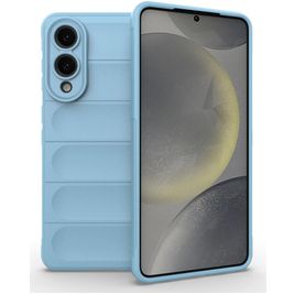 Mobigear Bumpy Coque Samsung Galaxy S25 Edge Coque arrière en TPU Souple - Bleu