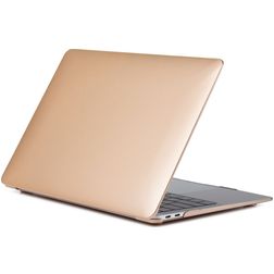 Mobigear Metallic MacBook Air 13 pouces (2018-2020) Coque rigide pour MacBook - Or - Modèle A1932 / A2179 / A2337