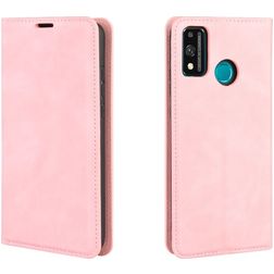 Mobigear Retro Slim Housse HONOR 9X Lite Etui Porte-Monnaie - Rose