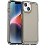 Mobigear Crystal Coque iPhone 15 Plus Coque arrière en TPU Souple - Gris