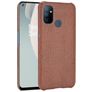 Mobigear Croco OnePlus Nord N100 Plastique rigide Coque arrière - Marron