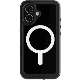 Ghostek Nautical Slim Coque iPhone 16 MagSafe Coque arrière Imperméable Rigide Anti-Chocs - Noir