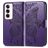 Mobigear Butterfly Housse OPPO Reno 12 Pro Etui Porte-Monnaie - Violet