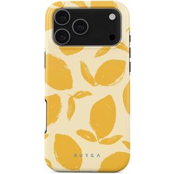 Burga Tough iPhone 17 Pro Max MagSafe Plastique rigide Coque arrière Antichoc - Lemon Tart