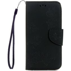 Mobigear Butterfly Housse Samsung Galaxy S8 Etui Porte-Monnaie - Noir