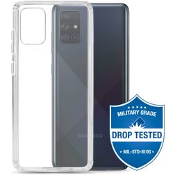 Mobilize Naked Protection Transparent Samsung Galaxy A71 Plastique rigide Coque arrière Antichoc - Transparent