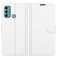 Mobigear Classic Housse Motorola Moto G60 Etui Porte-Monnaie - Blanc
