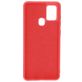 Mobiparts Coque Samsung Galaxy A21s Coque arrière en Silicone - Scarlet Red