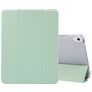 Mobigear Tri-Fold Gel Coque iPad Air 4 (2020) Etui en TPU,Similicuir + Porte-crayon - Vert