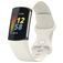 Mobigear Sport Dual Bracelet Silicone Fitbit Charge 5 Fermeture à clou et passant - Lumière stellaire