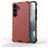 Mobigear Honeycomb Coque Samsung Galaxy S24 Coque arrière Rigide Anti-Chocs - Rouge