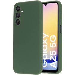 Mobiparts Coque Samsung Galaxy A25 Coque arrière en Silicone - Forest Green