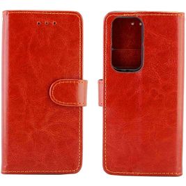 Mobigear Wallet Housse Huawei P40 Etui Porte-Monnaie - Marron