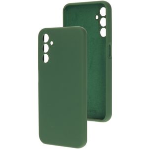 Mobiparts Coque Samsung Galaxy A14 Coque arrière en Silicone - Forest Green
