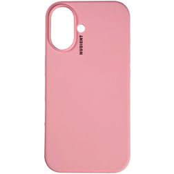 Nudient Base Coque iPhone 16 Plus Coque arrière en Silicone - Baby Pink