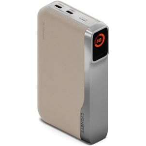 Cygnett Encore - Batterie externe Double USB / USB-C 20.000 mAh 65W - Ivory