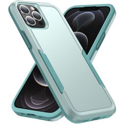 Mobigear Heavy Armor Coque iPhone 14 Pro Max Coque arrière Rigide Anti-Chocs - Vert