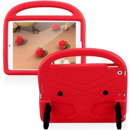 Mobigear Buddy Coque iPad 7 (2019) Coque de tablette pour enfants avec Poignée Enfants en EVA - Rouge